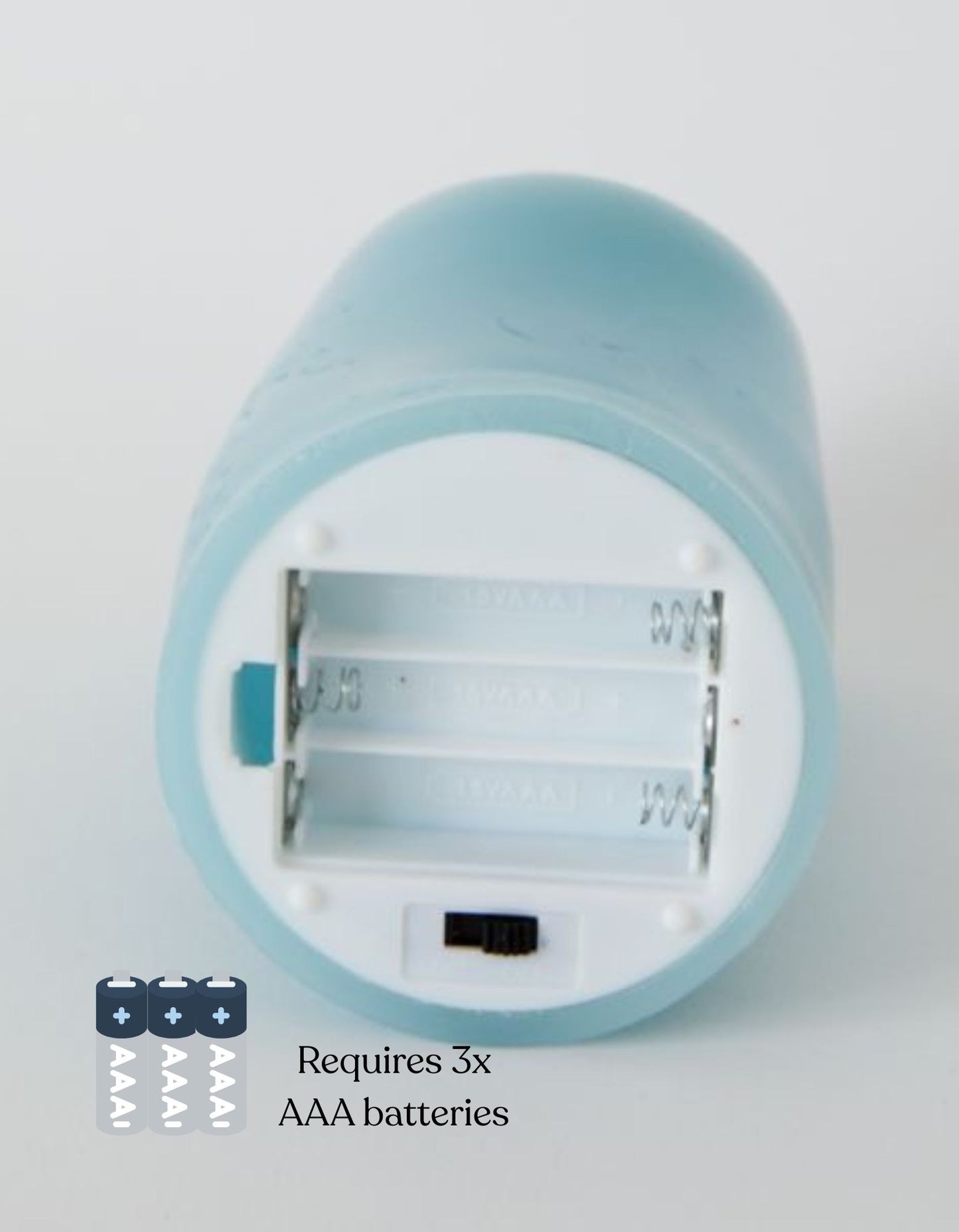 Single Wax LED Candle – 15cm Pillar Candle