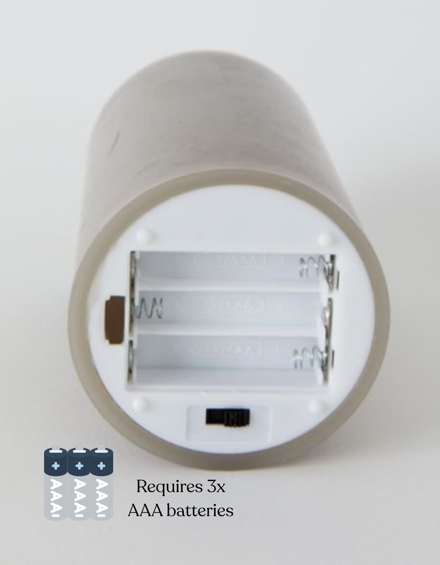 Single Wax LED Candle – 15cm Pillar Candle