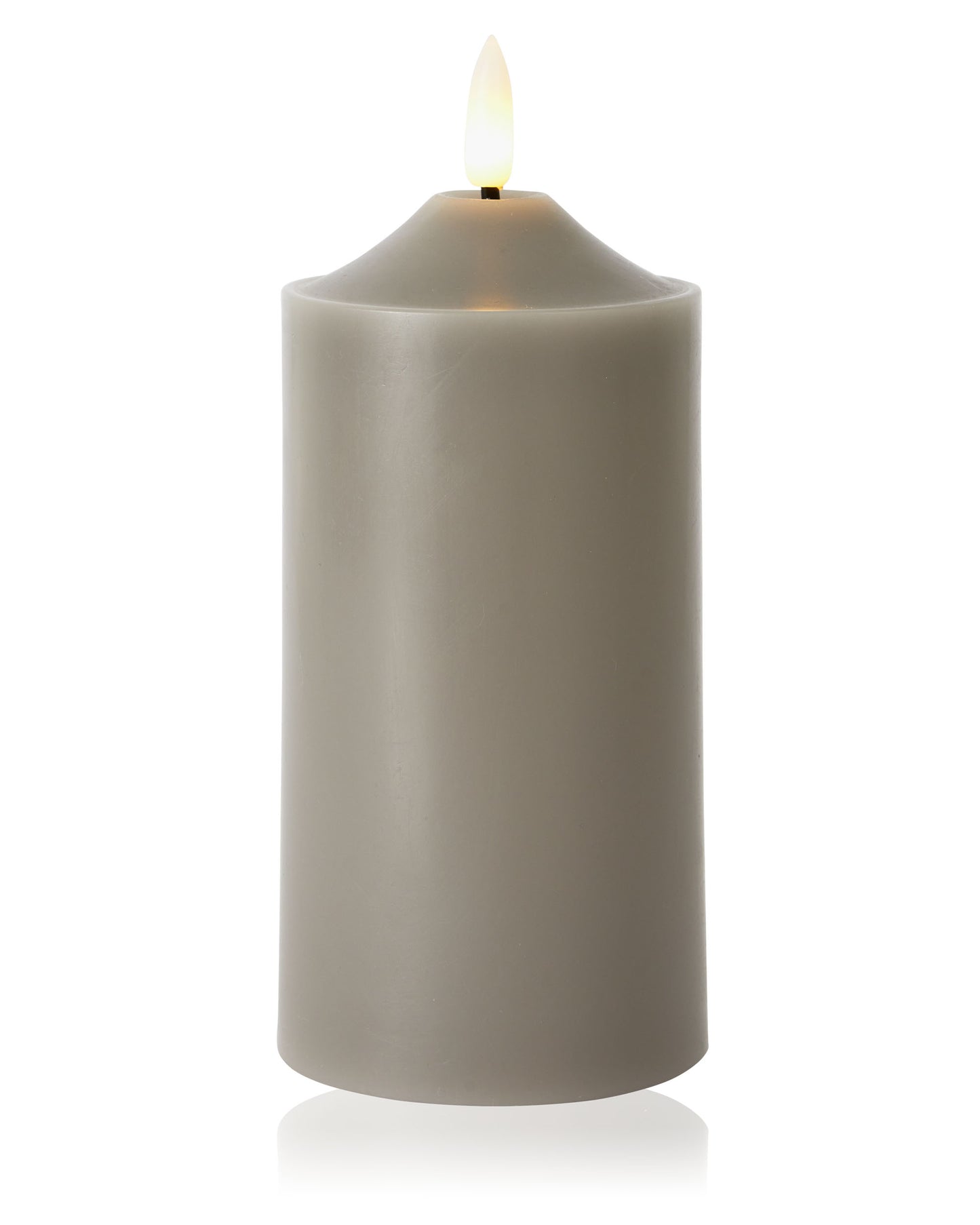 Single Wax LED Candle – 15cm Pillar Candle