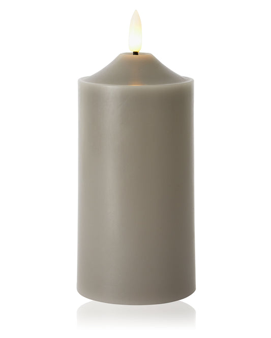Single Wax LED Candle – 15cm Pillar Candle