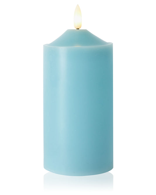 Single Wax LED Candle – 15cm Pillar Candle