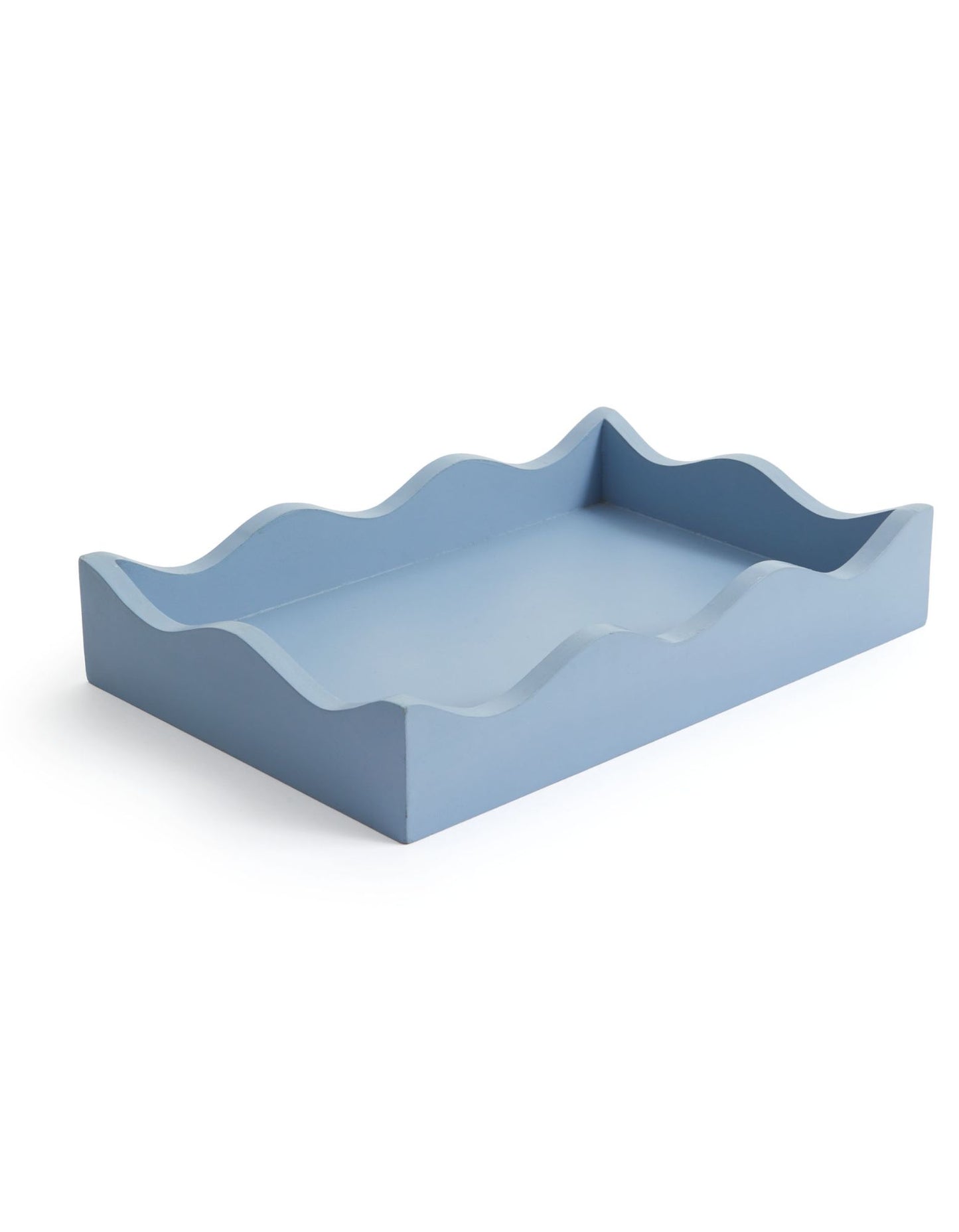 Curator Home Wave Edge Rectangle Decorative Serving Tray | 30cm