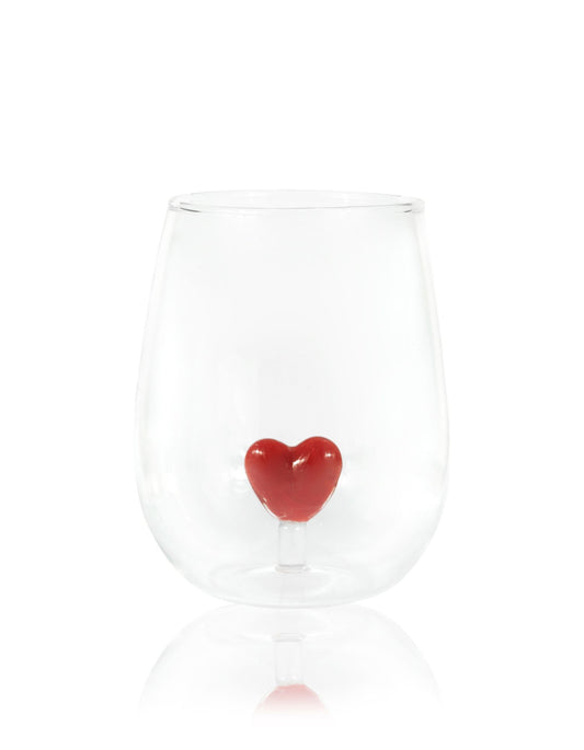 Drinking Glass with Figurine Inside