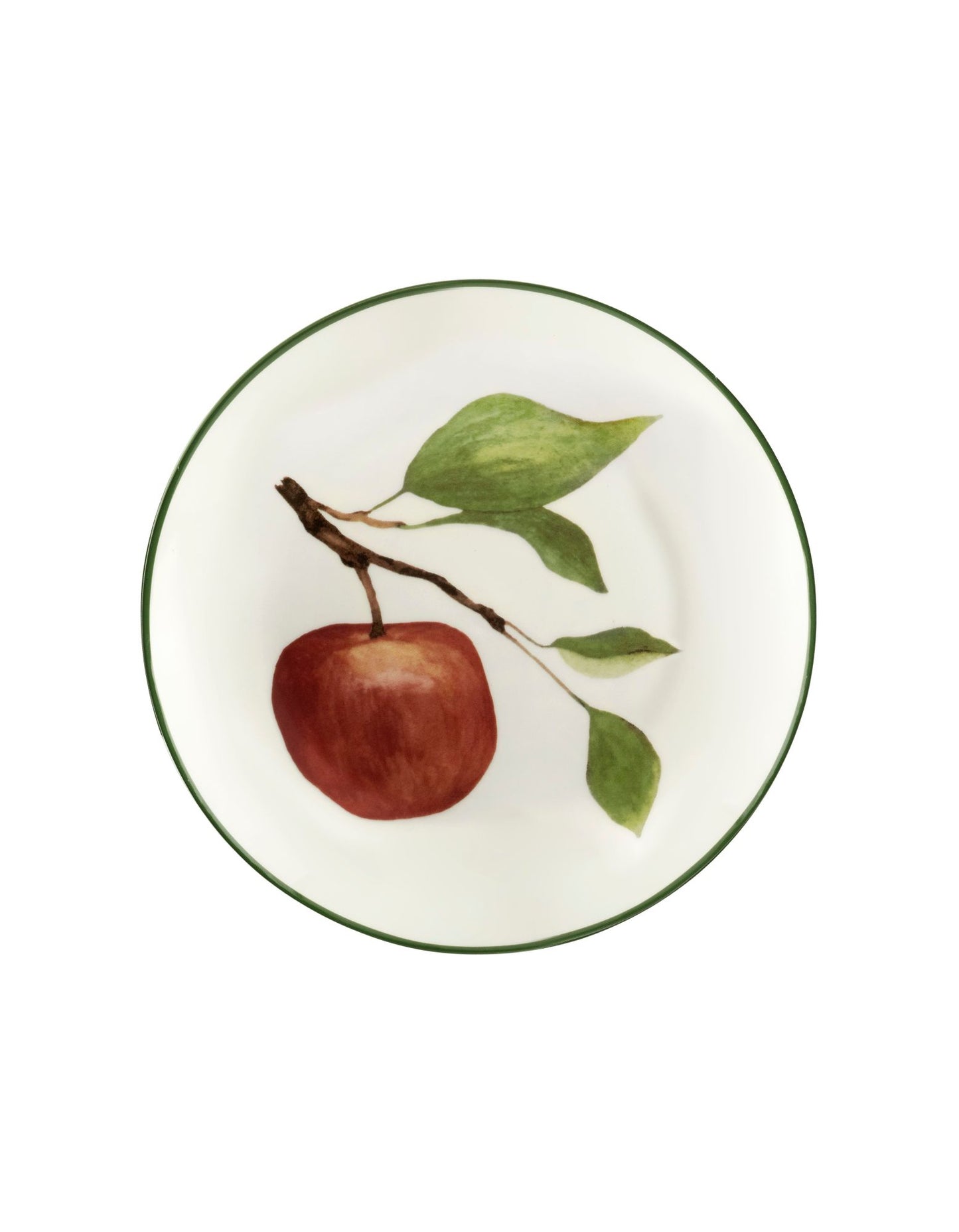 Decorative Side Plates | Set of 4 | New Bone China | 19cm | Fruit & Vegetables design