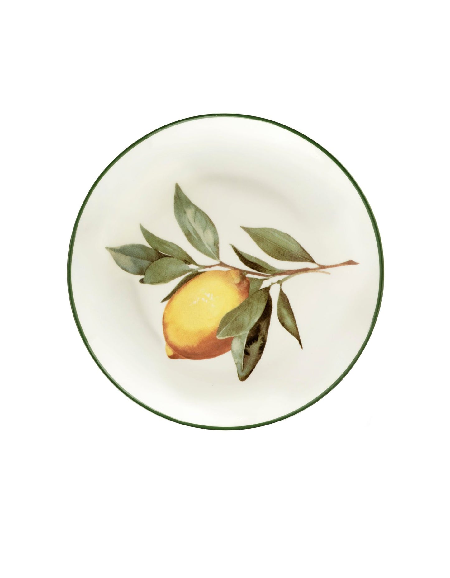 Decorative Side Plates | Set of 4 | New Bone China | 19cm | Fruit & Vegetables design