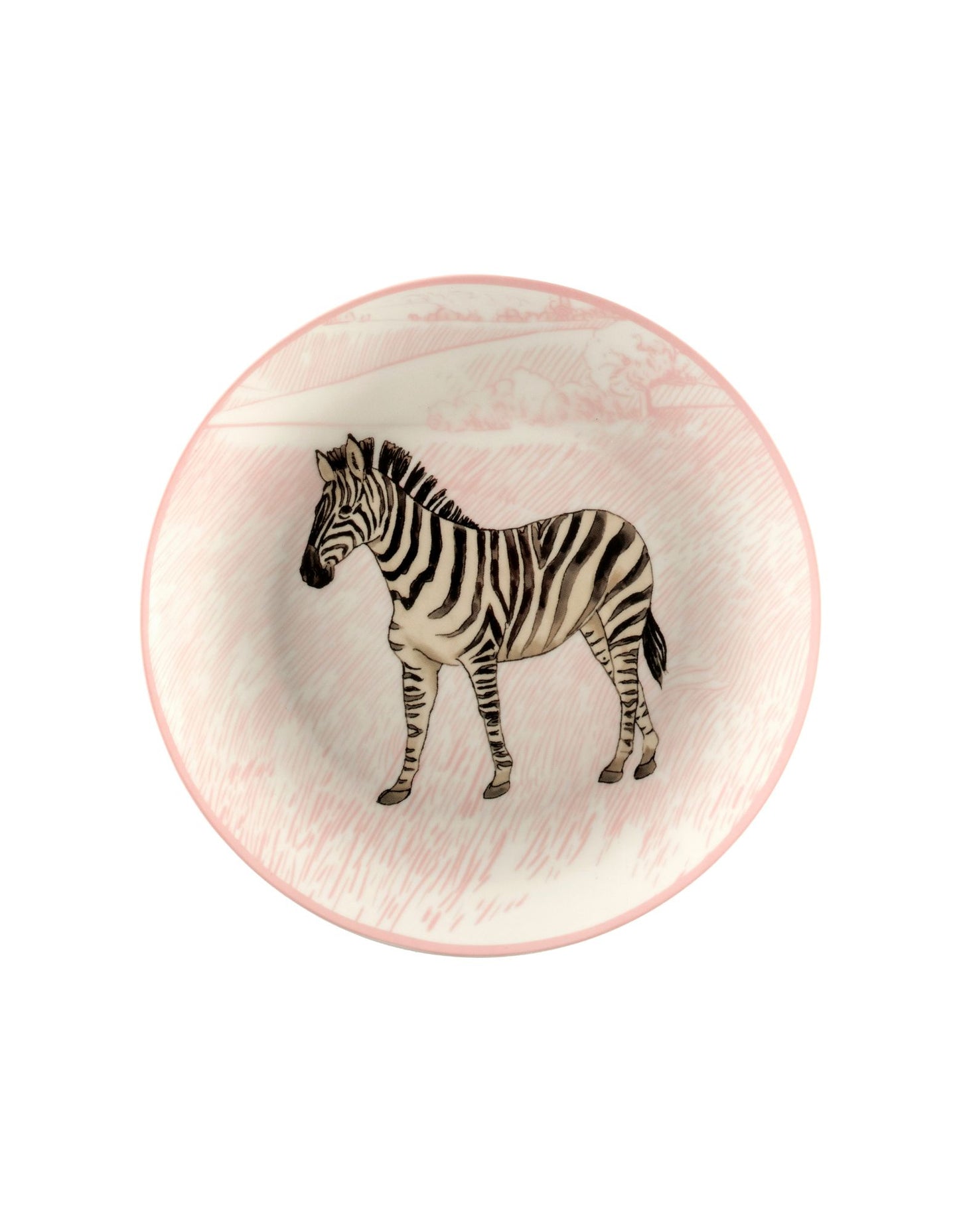 Decorative Side Plates | Set of 4 | New Bone China | 19cm | Animals design