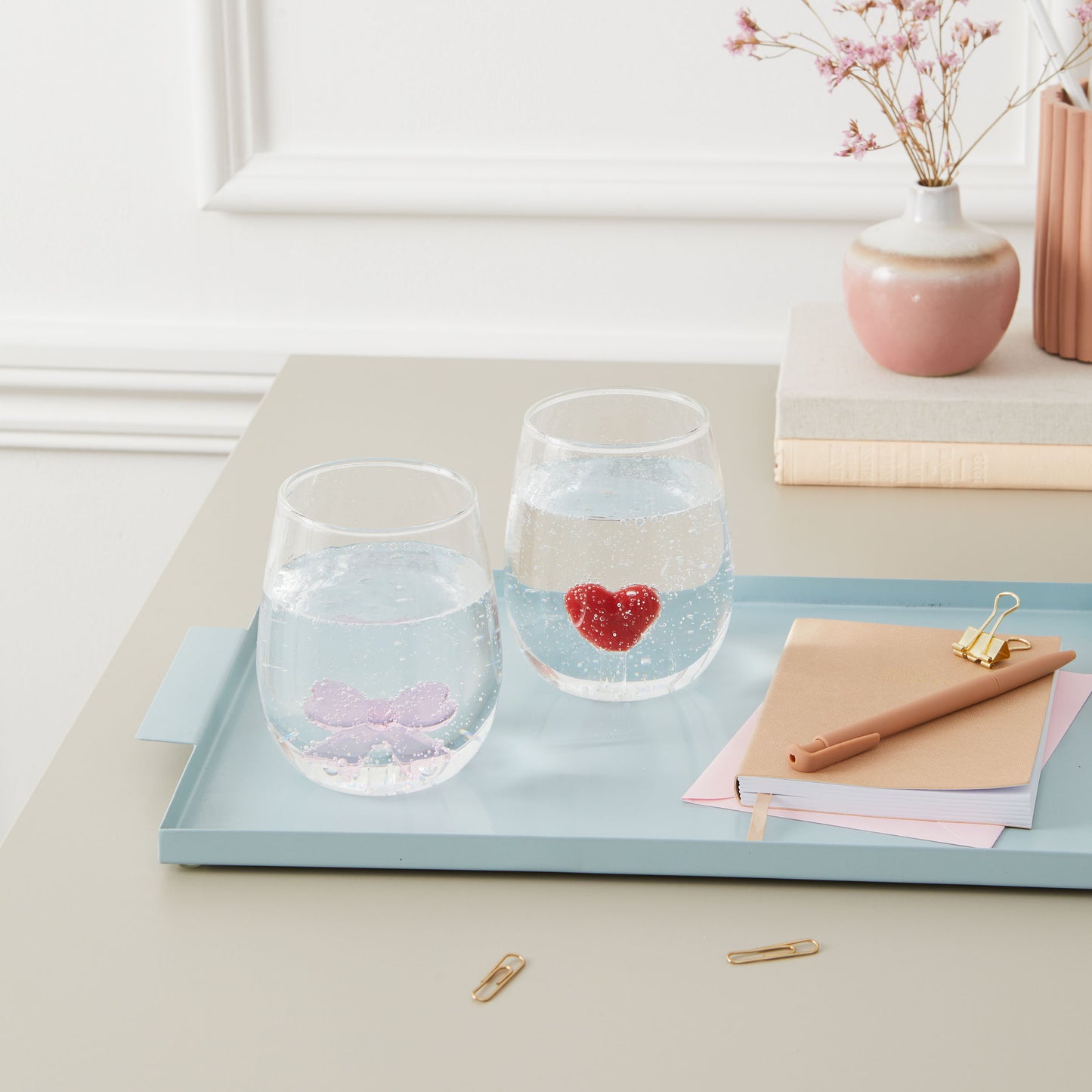 Drinking Glass with Figurine Inside