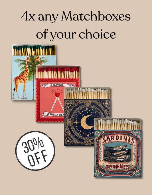 Choose any 4 Matchboxes