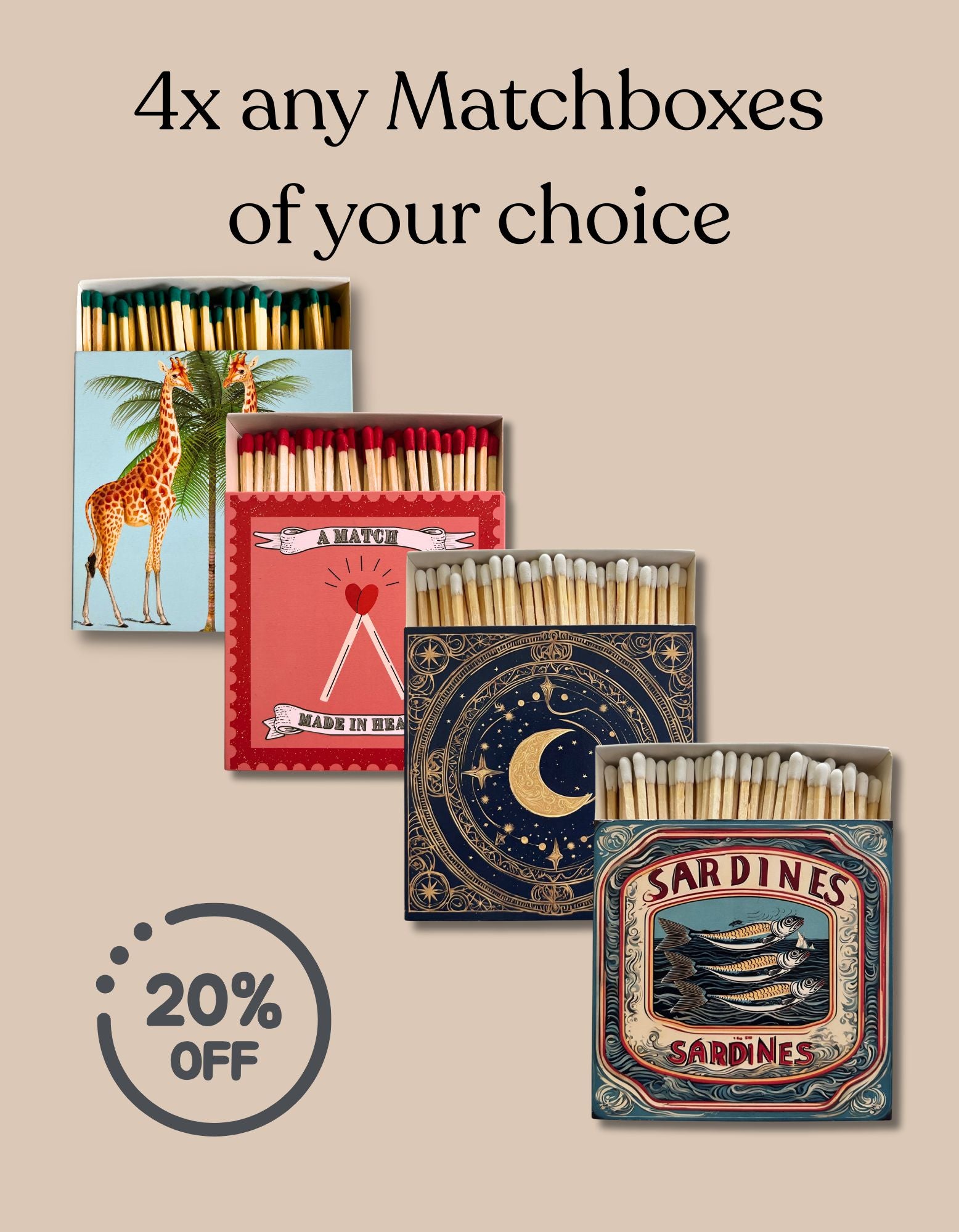 4 Math Boxes Choose any 4 Matchboxes – CuratorHome
